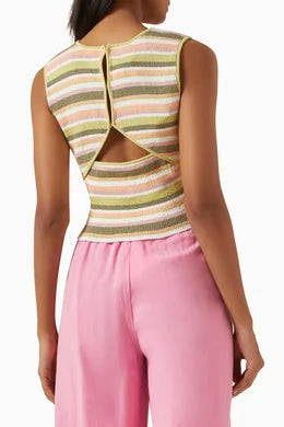 Mink Pink Amelia Knit Stripe Crop Top – The Fizz Boutique