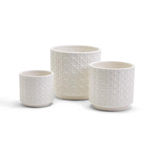 Load image into Gallery viewer, Embossed Cane Webbing Planter