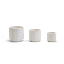 Load image into Gallery viewer, Embossed Cane Webbing Planter