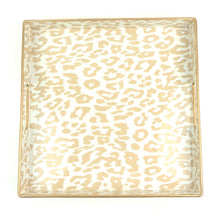 Load image into Gallery viewer, Natural Leopard Square Tray