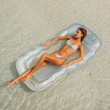 Load image into Gallery viewer, FUNBOY Blue Glitter Ombre Mesh Lounger Float