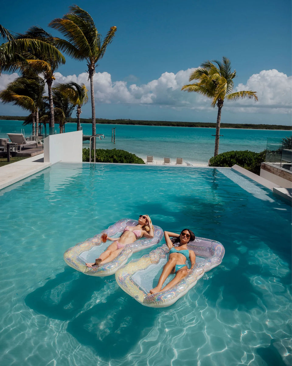 FUNBOY Glitter Ombre Mesh Lounger Float – The Fizz Boutique