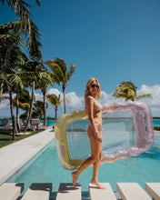 Load image into Gallery viewer, FUNBOY Glitter Ombre Mesh Lounger Float