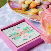 Load image into Gallery viewer, Laura Park Hot Pink Bamboo Cocktail Napkin Holder