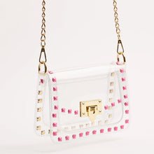 Load image into Gallery viewer, Jackie in Pink Clear Crossbody