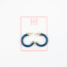 Load image into Gallery viewer, Navy Hoo Hoop Minis