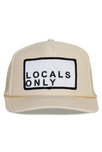 Load image into Gallery viewer, Friday Feelin' Locals Only Trucker Hat in Tan