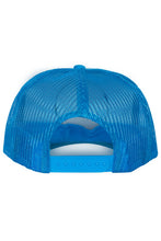 Load image into Gallery viewer, Friday Feelin' Vacation Club Trucker Hat in Blue