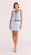 Load image into Gallery viewer, Mink Pink Pandora Tie Crop Top | Sky Blue