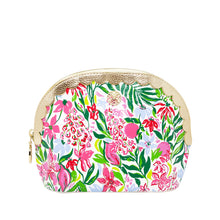 Load image into Gallery viewer, Lilly Pulitzer Scallop Pouch Set | Glowing Gardens & Feeling Poppy