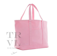 Load image into Gallery viewer, TRVL Coated Canvas Maxi Tote | Peony