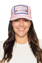 Load image into Gallery viewer, Friday Feelin' Cowboys & Tequila Trucker Hat in Pink