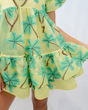 Load image into Gallery viewer, CeliaB Coral Palm Mini Dress