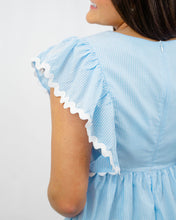 Load image into Gallery viewer, Prosperina Fairchild Mini Dress | Blue Gingham