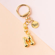 Load image into Gallery viewer, Bubble Letter Keychain Bag Charm