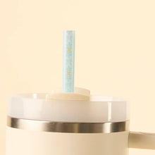 Load image into Gallery viewer, 40 oz Tumbler Straw Set - Oh So Fancy Blue