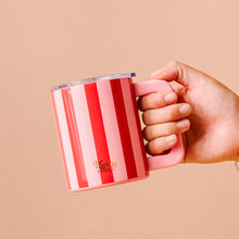 Load image into Gallery viewer, Peppermint Stripes 14 Oz. Insulated Mug