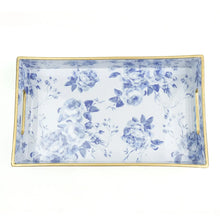 Load image into Gallery viewer, Blue Rose Vanity Tray
