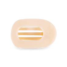 Load image into Gallery viewer, Teleties Almond Beige Medium Flat Round Clip