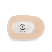 Load image into Gallery viewer, Teleties Almond Beige Medium Flat Round Clip