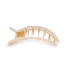 Load image into Gallery viewer, Teleties Almond Beige Small Flat Round Clip