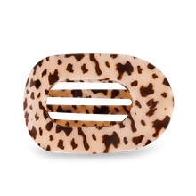 Load image into Gallery viewer, Teleties Blonde Tortoise Large Flat Round Hair Clip