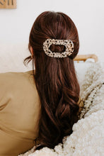 Load image into Gallery viewer, Teleties Blonde Tortoise Large Flat Round Hair Clip