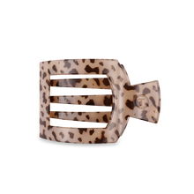 Load image into Gallery viewer, Teleties Blonde Tortoise Medium Flat Square Clip