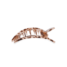 Load image into Gallery viewer, Teleties Blonde Tortoise Medium Flat Square Clip