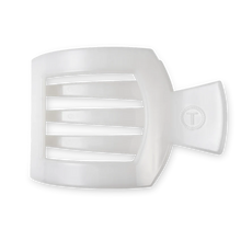 Load image into Gallery viewer, Teleties Coconut White Large Flat Square Clip