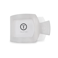 Load image into Gallery viewer, Teleties Coconut White Medium Flat Square Clip