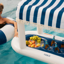 Load image into Gallery viewer, FUNBOY Navy Cabana Stripe Floating Bar
