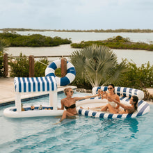 Load image into Gallery viewer, FUNBOY Navy Cabana Stripe Floating Bar