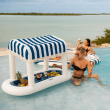 Load image into Gallery viewer, FUNBOY Navy Cabana Stripe Floating Bar