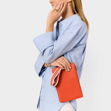 Load image into Gallery viewer, Katie Loxton Hallie Wristlet Pouch | Deep Orange