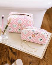 Load image into Gallery viewer, Katie Kime Classic Accessory Bag | Story Pink