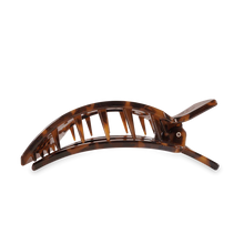 Load image into Gallery viewer, Teleties Tortoise Large Flat Square Hair Clip