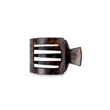 Load image into Gallery viewer, Teleties Tortoise Small Flat Square Clip
