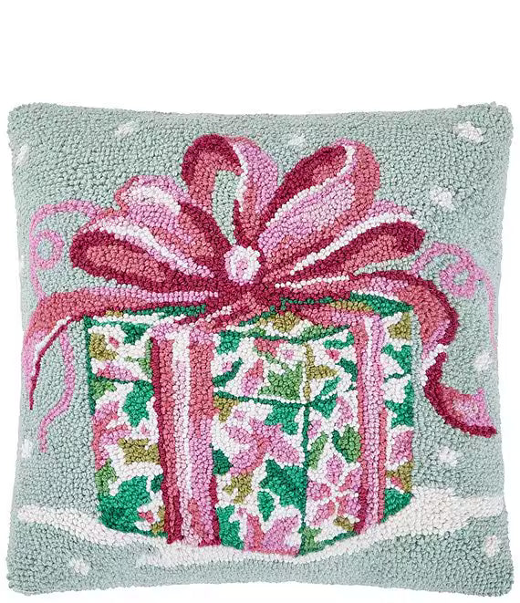 Pink Present Hook Pillow