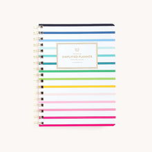 Load image into Gallery viewer, Emily Ley 2025-2026 Softcover Weekly Simplified Planner | Happy Stripe