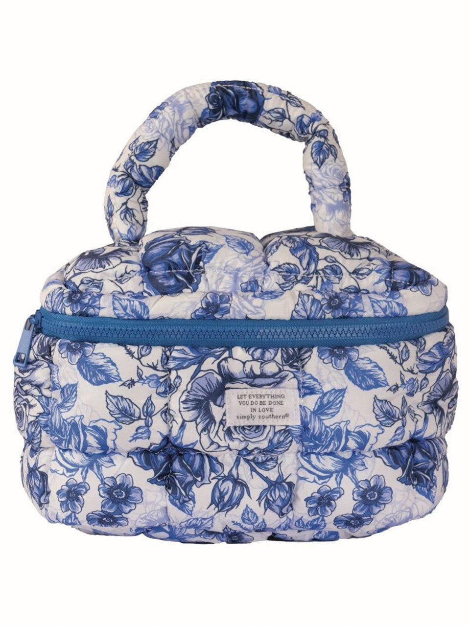 Quilted Glam Bag - Rose