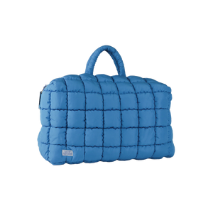Quilted Weekender - Cerulean