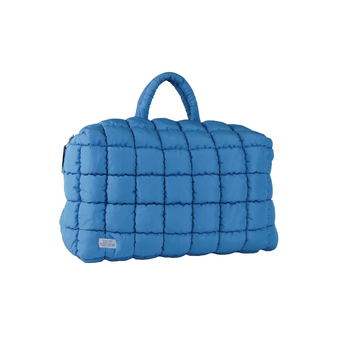 Quilted Weekender - Cerulean