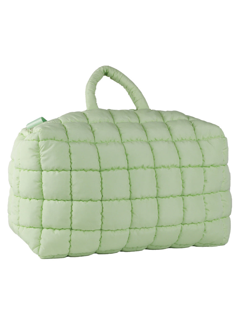 Quilted Weekender Bag - Sage
