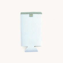 Load image into Gallery viewer, Emily Ley Slim Can Cooler | Blue Pinstripe