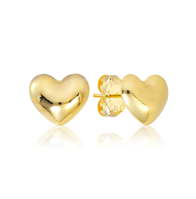 Sheila Fajl Petite Mercy Studs | Brushed 18K Gold Plated