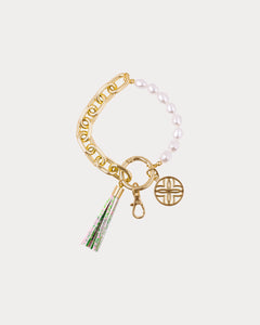 Lilly Pulitzer Chain Keychain | Lime Feeling Good