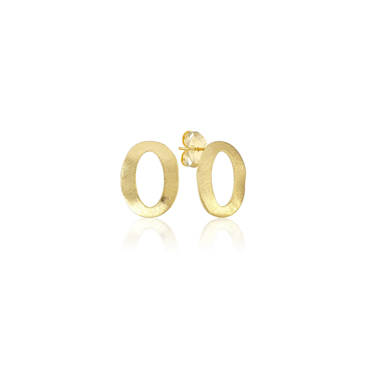 Sheila Fajl Petite Dreamweaver Studs | Brushed 18K Gold Plated