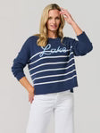 Load image into Gallery viewer, Shiraleah Lake Relaxed Fit Sweater | Navy
