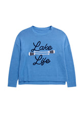 Load image into Gallery viewer, Shiraleah Lake Life Relaxed Fit Sweater | Blue